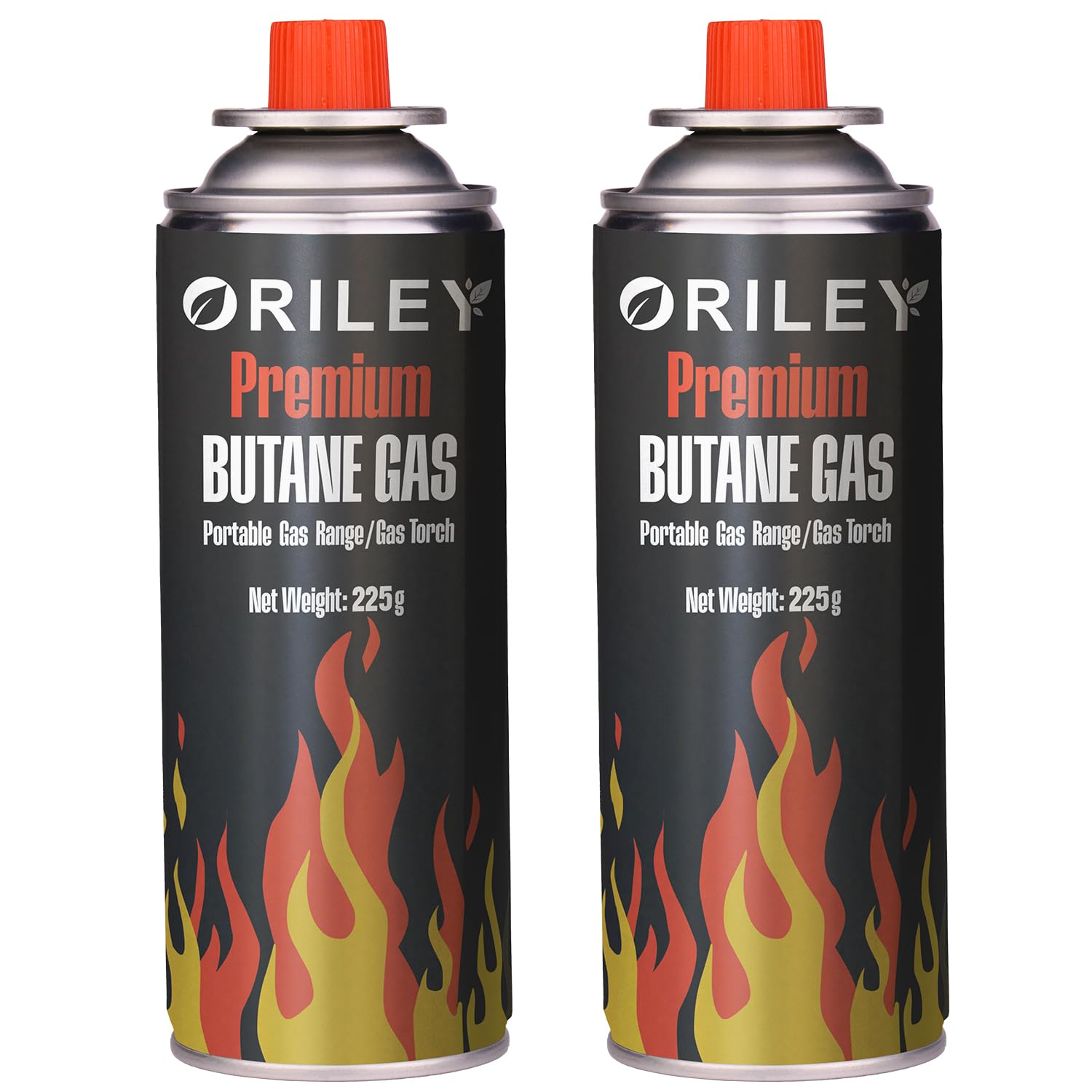 ORILEY Butane Gas Canister 225g (Pack of 2) at ₹349 – Amazon