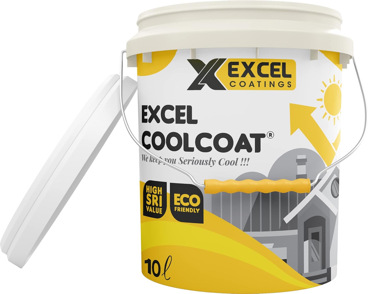Excel Coatings CoolCoat® High SRI Heat Reflective Paint Cool Roof