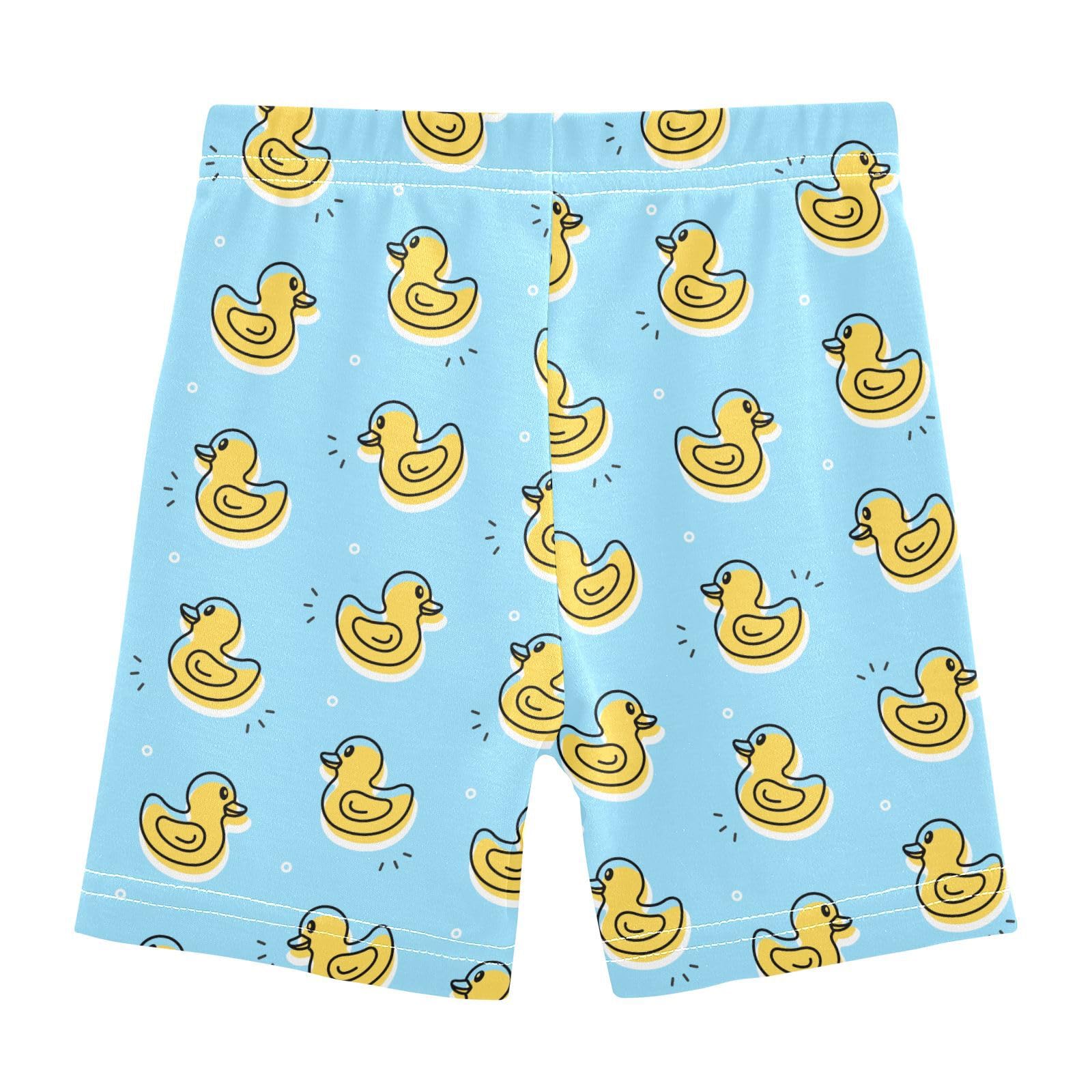 JHKKU Girls Cute Duck Shorts Cotton Cartwheel Bike Kids Biker Under Dress Dance Short Girl Clothes 10Y