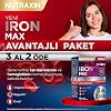 Nutraxin Iron Max 17 mg | Gentle Iron + Vitamin C, B12, B6 | 90 Tablet | Şeker ve Gluten İçermez