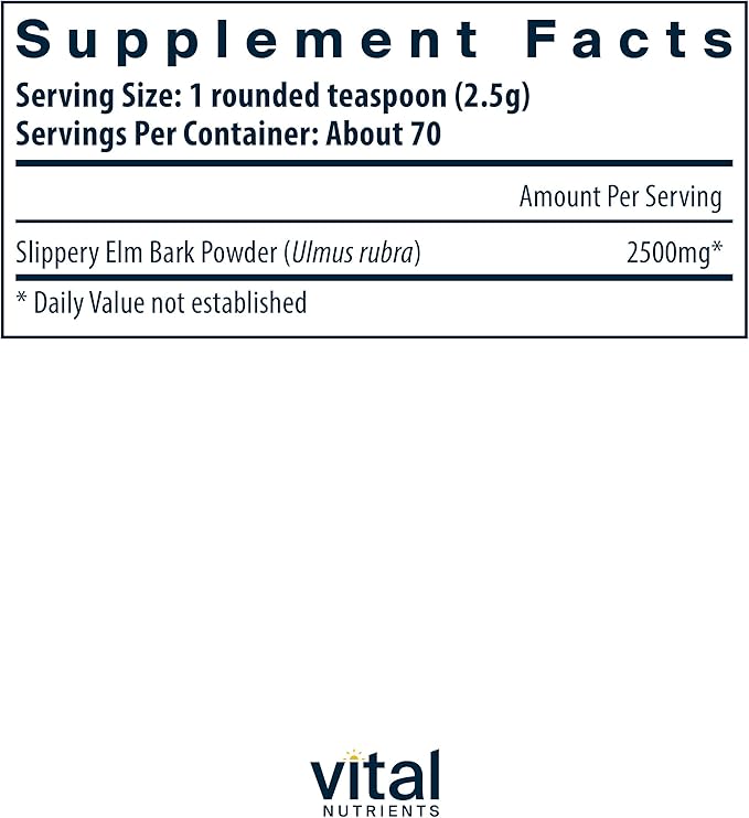 Slippery Elm Bark Powder