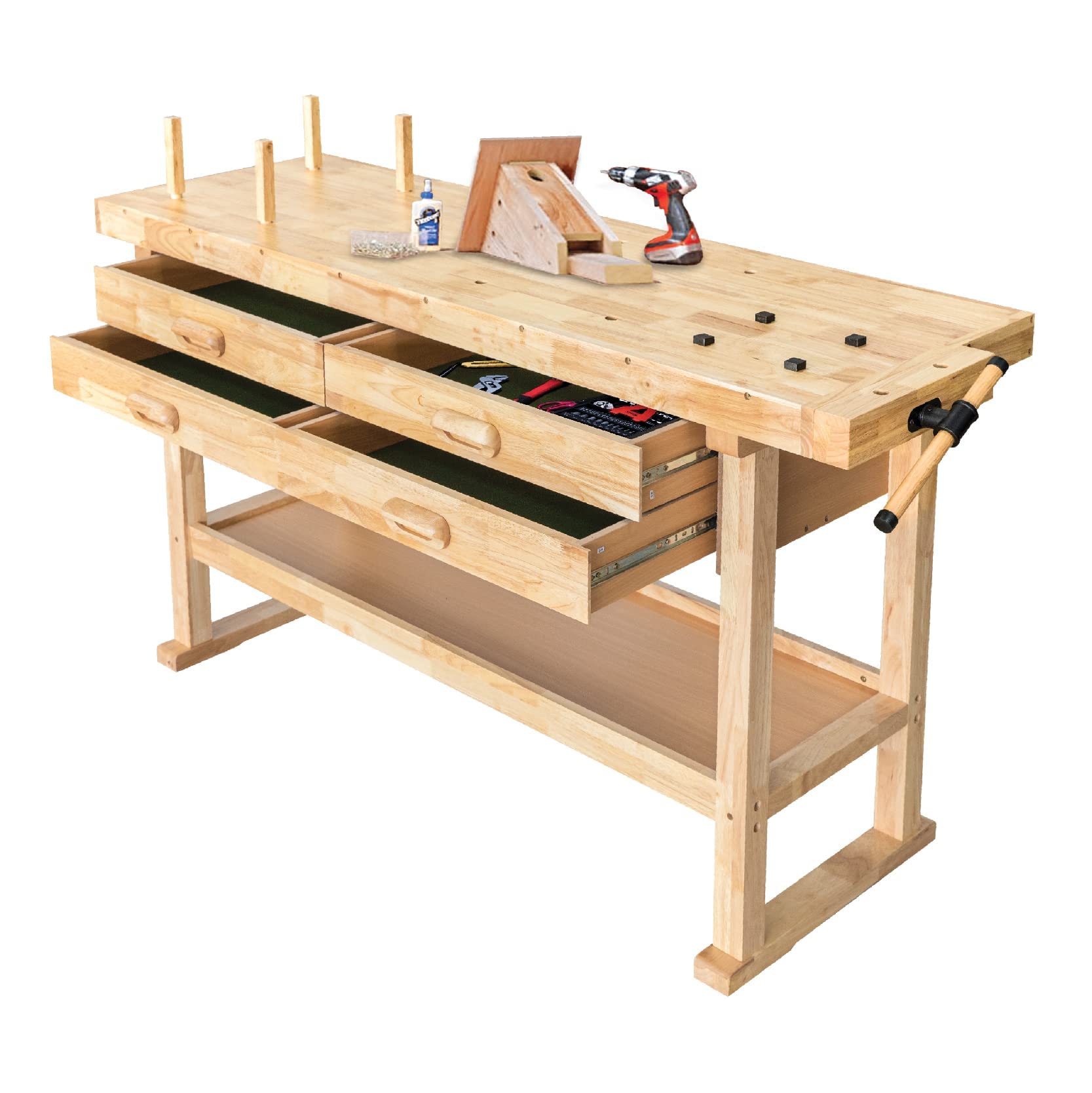 Amazon.co.jp: Olympia Tools 84-906 ハードウッドワークベンチ