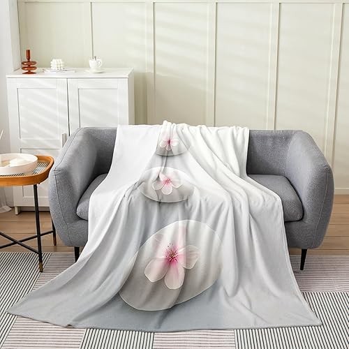 Miniatura 41 de jejeloiu Manta de felpa con estampado de radio Boombox, para niños y niñas, tamaño Queen de 90 x 90 pulgadas, radio retro para todas las estaciones,