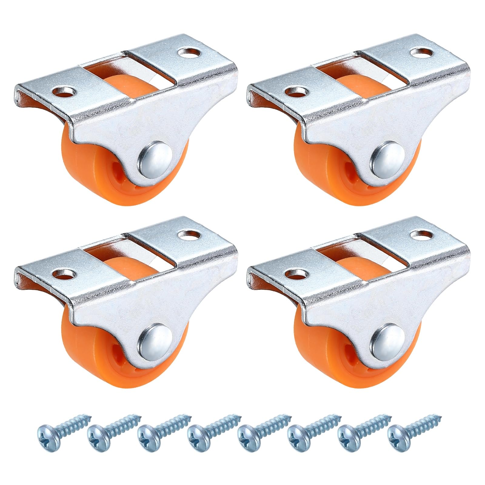 PATIKIL 1 Inch Fixed Caster Wheels