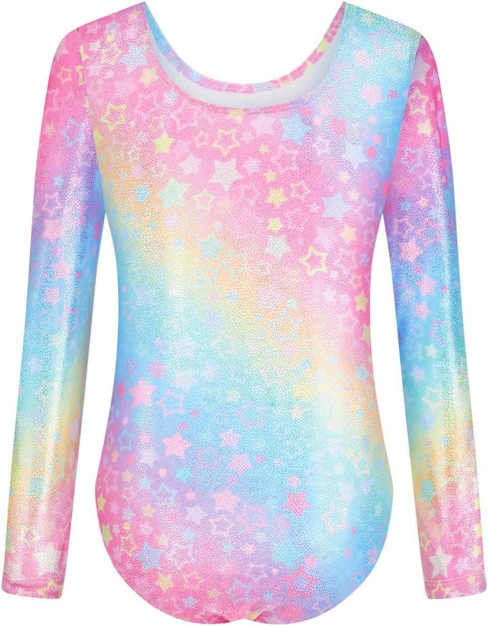 JiAmy Gymnastics Leotards for Girls, Long Sleeve Sparkly Dance Biketards Ballet Outfit for 3-12 Years