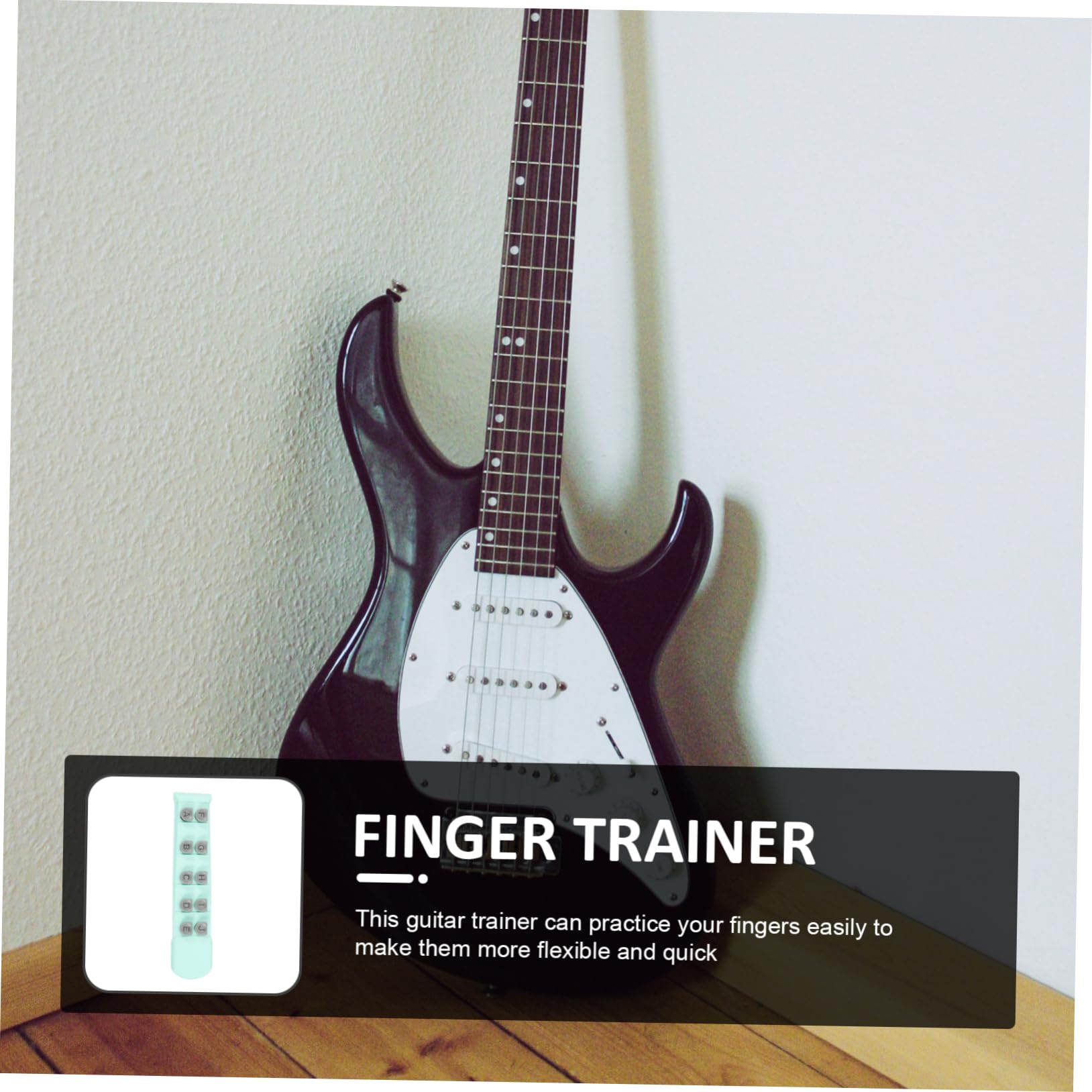 Extenseur/Écarteur De Doigts Pour Guitariste Et Pianiste - Outil D'Entraînement, Taille Medium, Bleu - 9