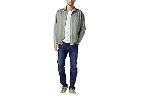 Mavi Zach Regular Rise Straight Leg Jeans