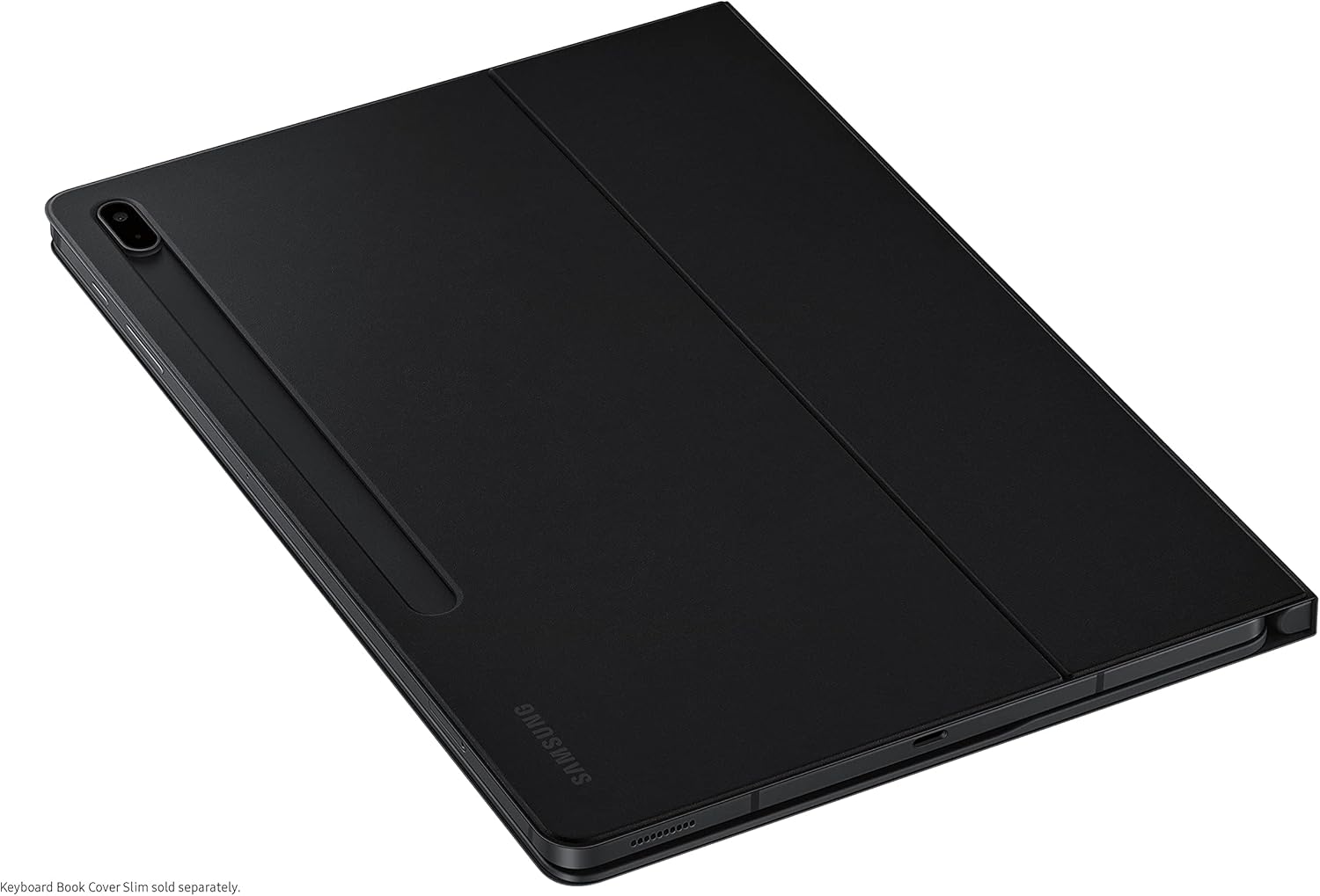 SAMSUNG Tablet Keyboard Cover, Protective Case for Galaxy Tab S8 , S7 FE, S7  Lite w/ Large Key Sizes, S Pen Holder, Slim, Sturdy, Ultra Lightweight, US Version, Black Balck