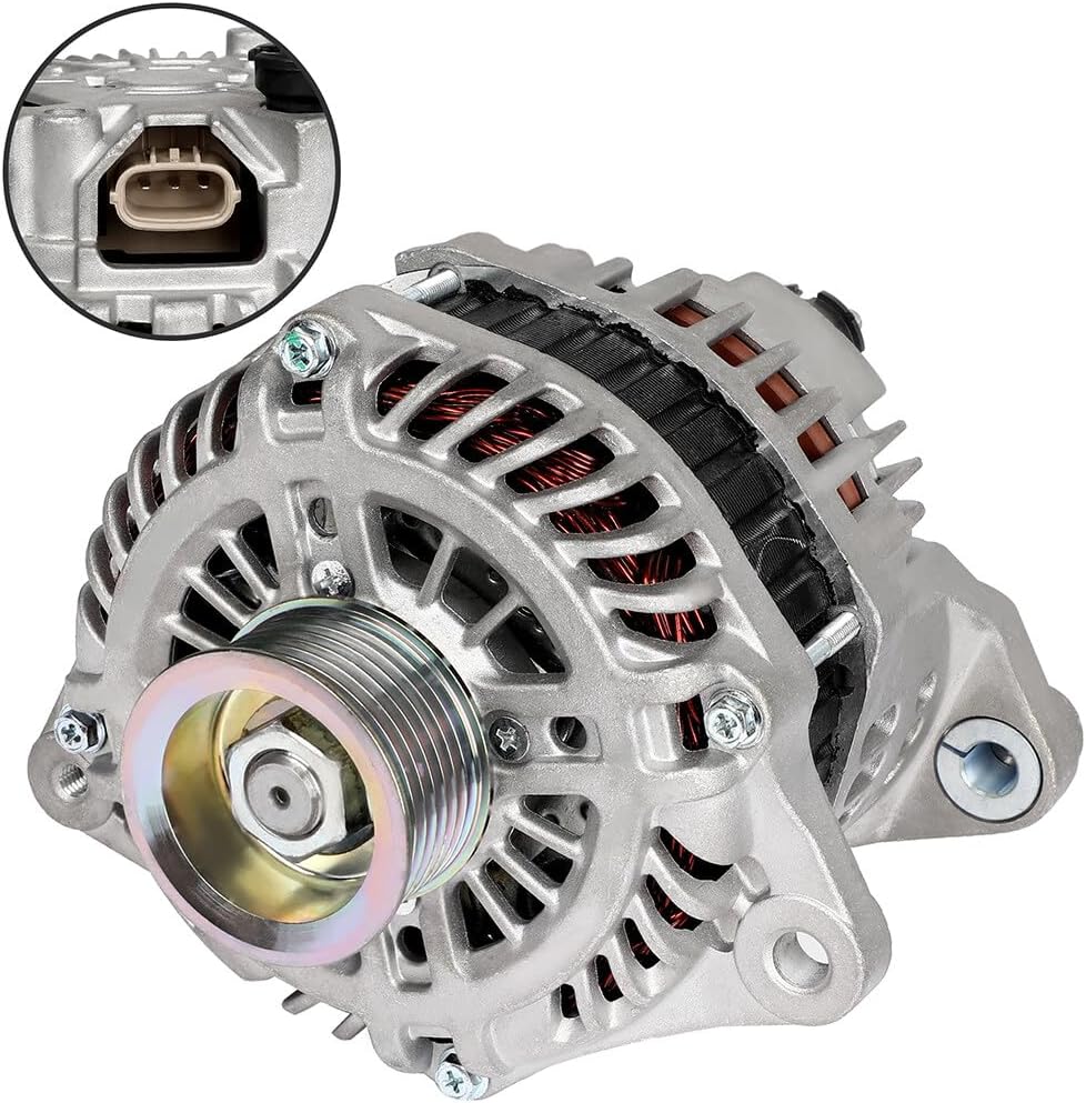 High Output Alternator ANPART 150 Amp Alternator Replacement for 2014-2016 for Infiniti for QX70,2007-2009 for Nissan for 350Z,2009-2016 for Nissan for 370Z 11340