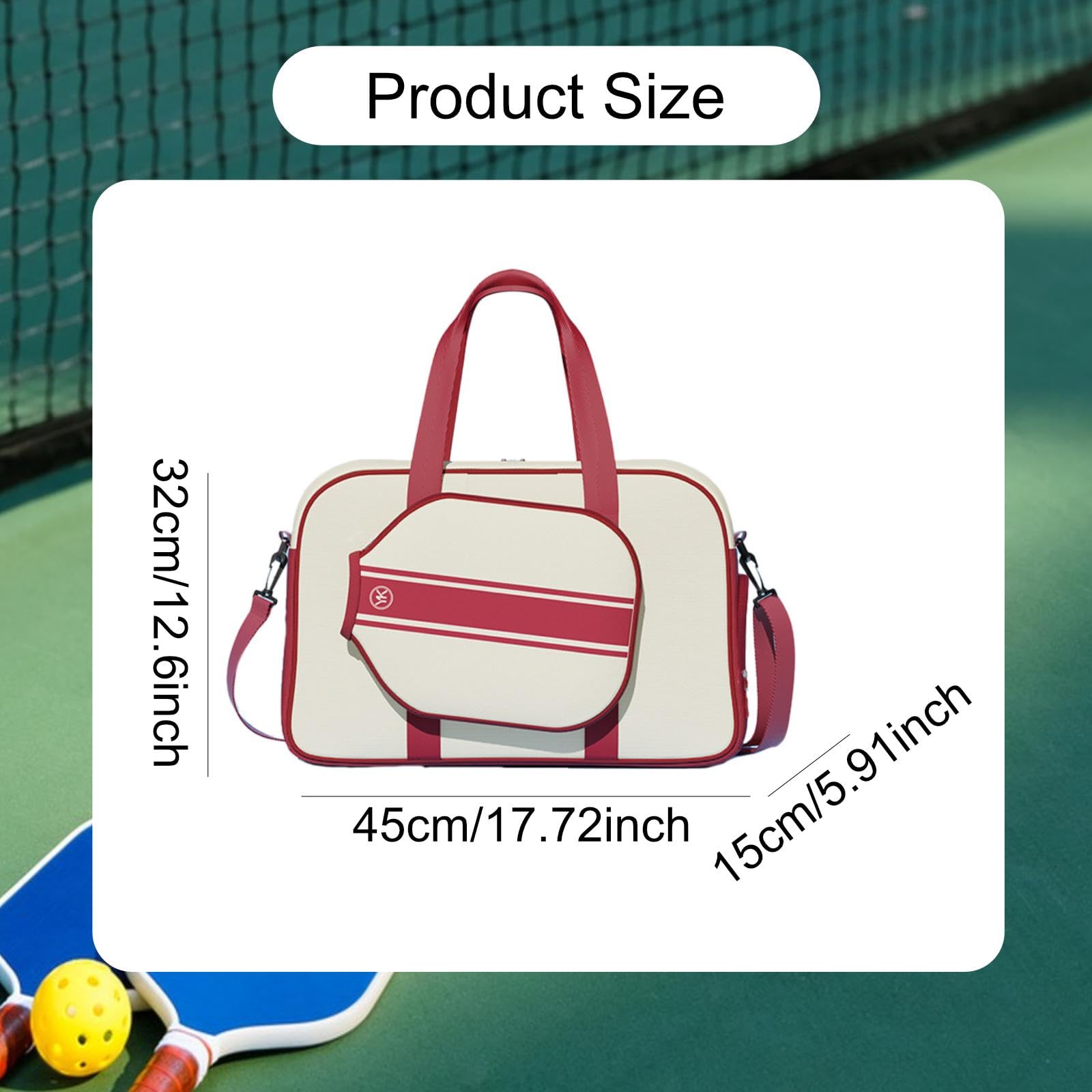Pickleball Schlägertasche Und Halter, Outdoor Sporttasche für Pickleball Und Badminton Training.