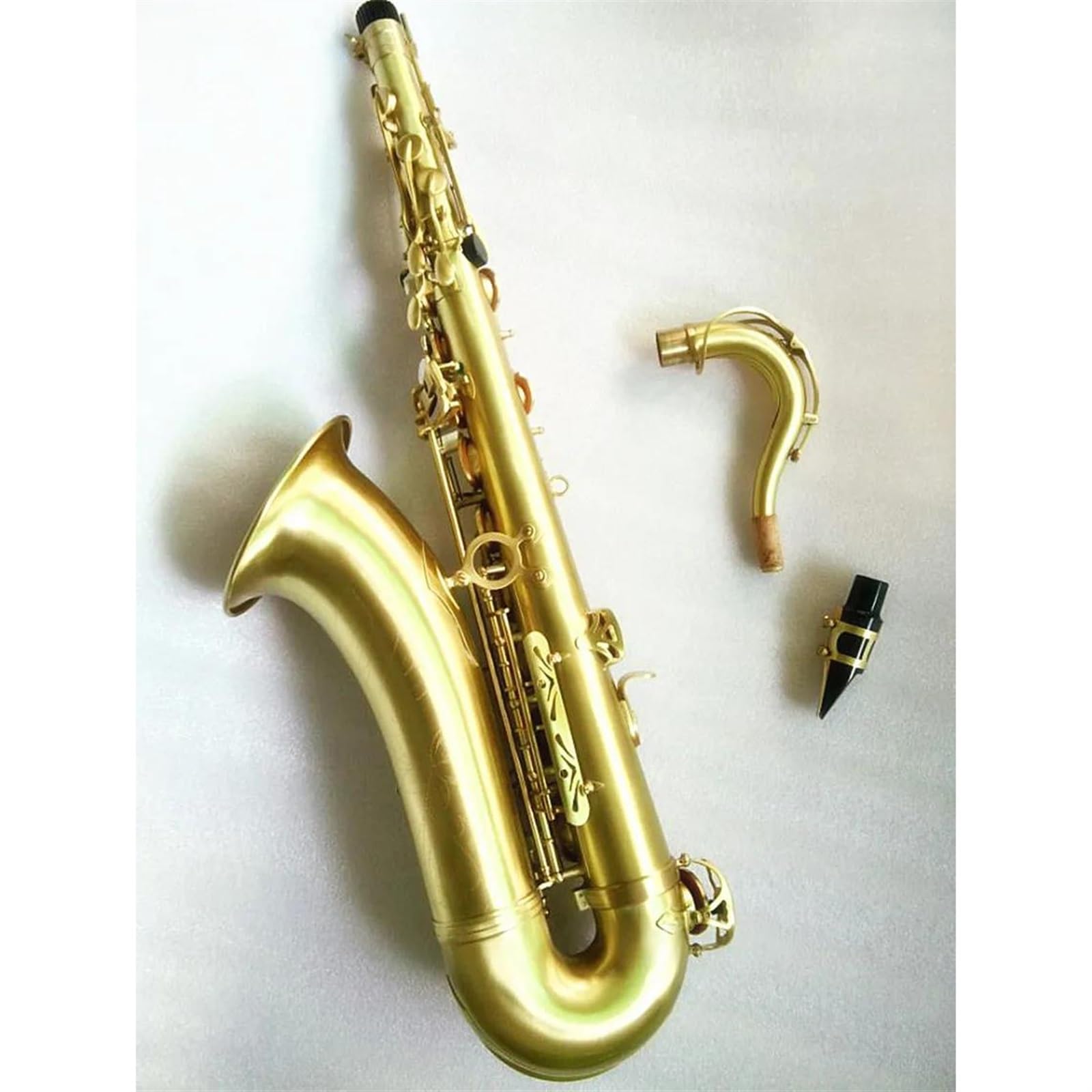 Saksofon Zabytkowy Saksofon Tenorowy Z Ustnikiem Z Futerałem Bronze Sax Bb Musical Instruments Professional