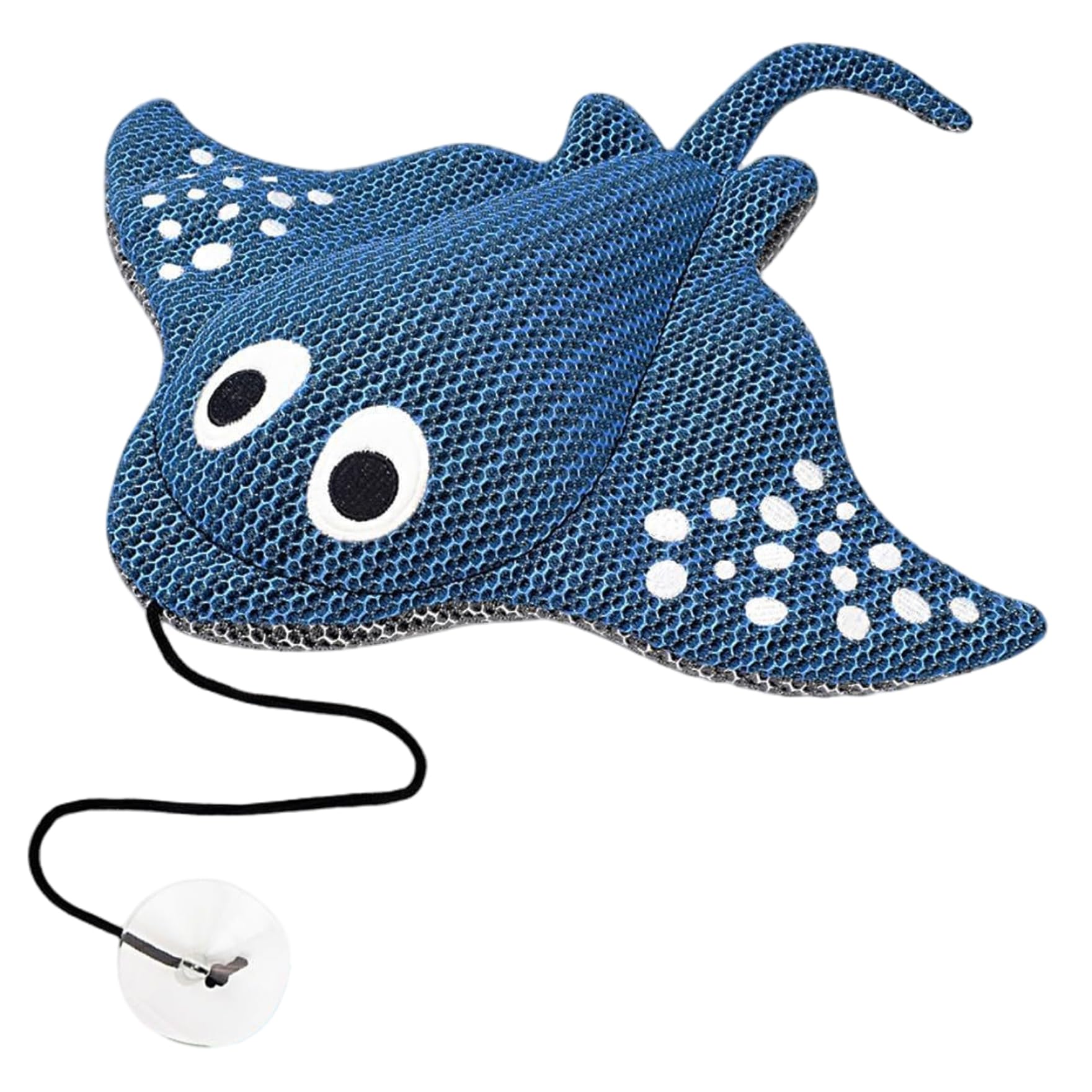 Nirelief Hot Tub Scum Absorber, Cute Manta Ray Hot Tub Sponges Scum Collector, 14x13 Reusable Washable Oil Absorber Cleaner Accessories for Adults Sponge Sponge