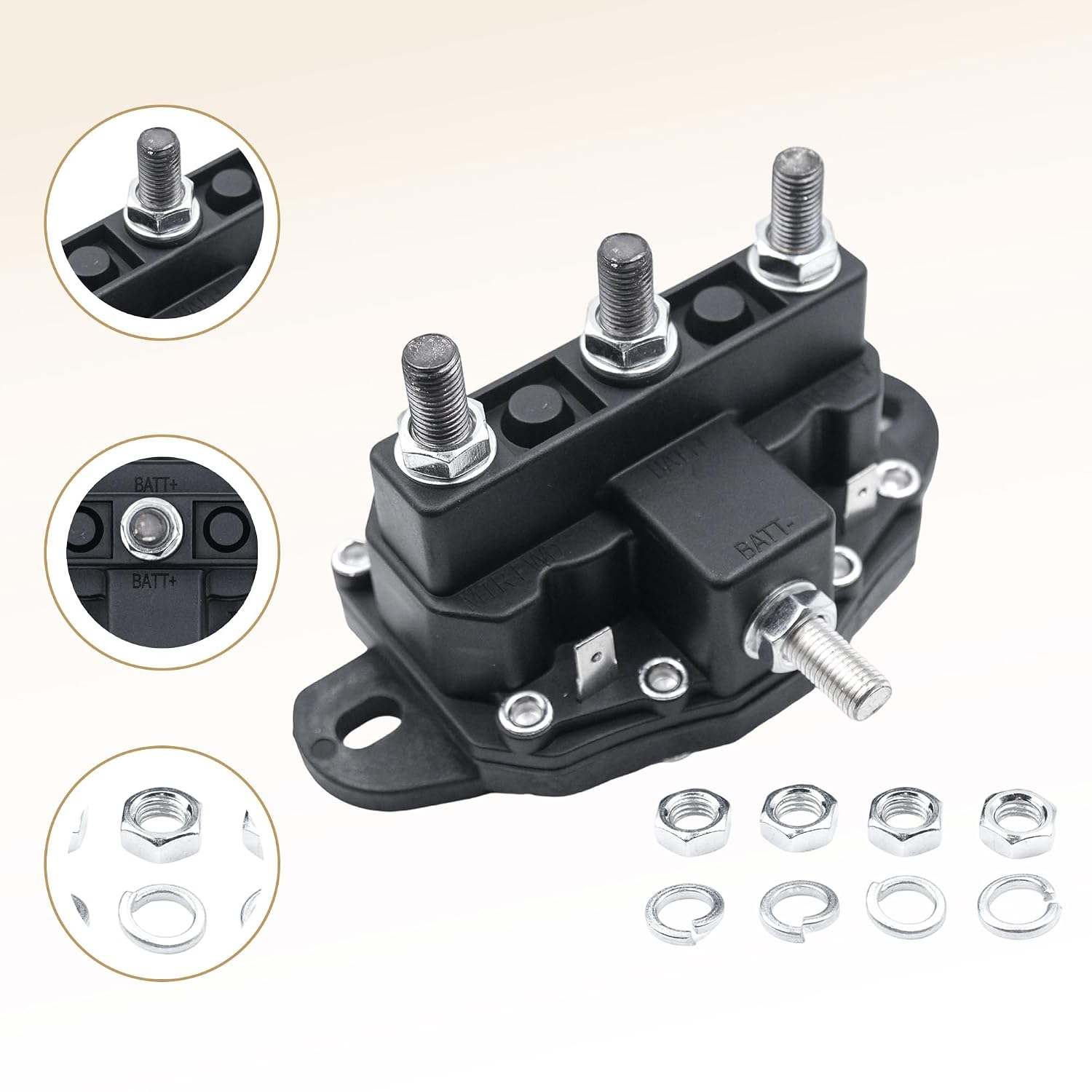 Relay Winch Motor Reversing Solenoid Switch Intermittent Duty 12V 6 Terminal Reverse Polarity DC Contactor 24450 214-1211A11 214-1231-A11 2141211A1106 214-1211A11-06