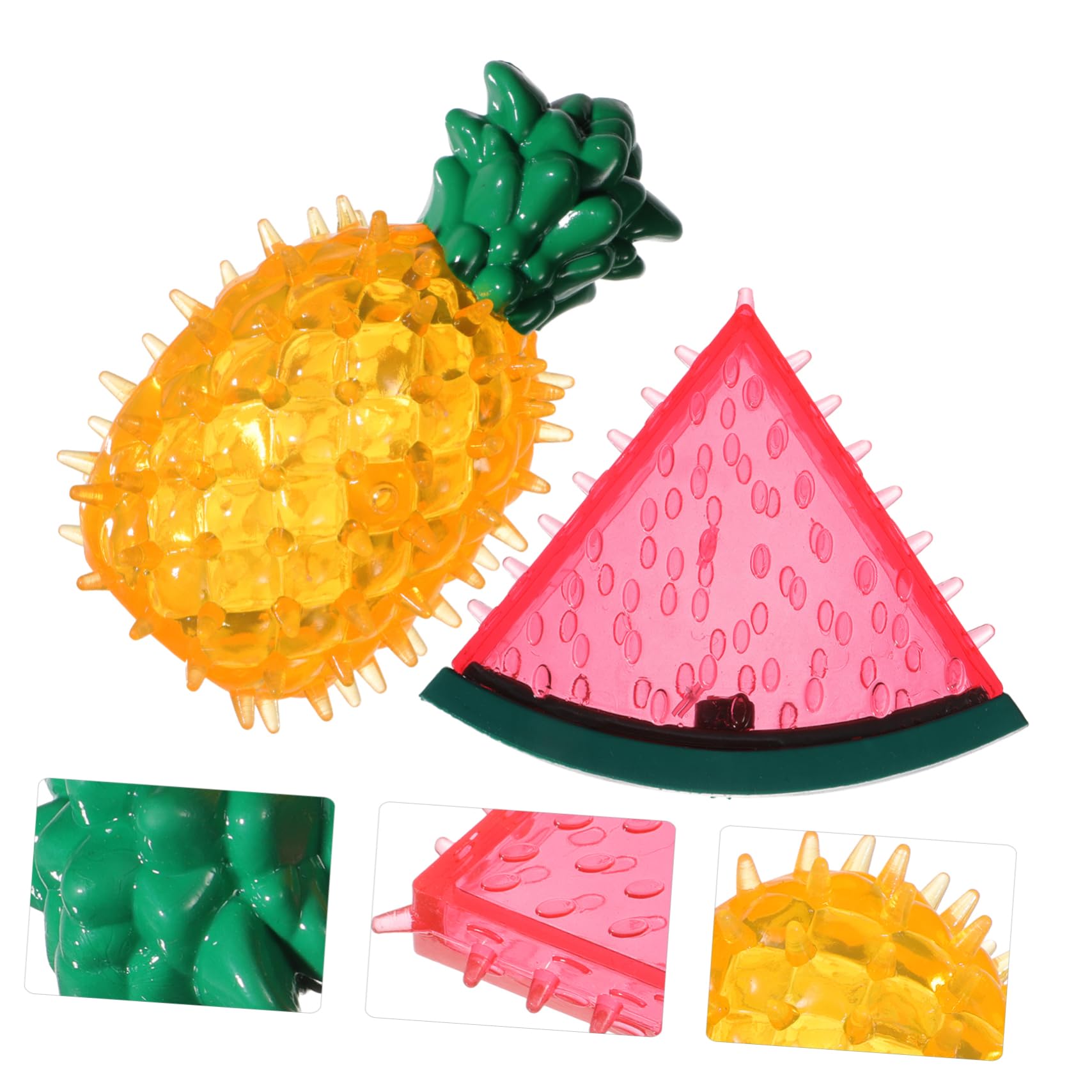 Toddmomy 6pièces Jouet à Mâcher pour Chien Forme De Fruits Jouet De Congélation pour Chiens pour Teething