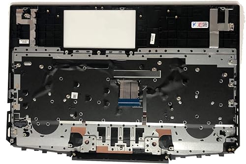 Miniatura 16 de Reemplazo para HP Gaming Pavilion 15-DK 15-DK0126TX TPN-C141 Carcasa superior para portátil Palmrest Verde Retroiluminado Parte de montaje