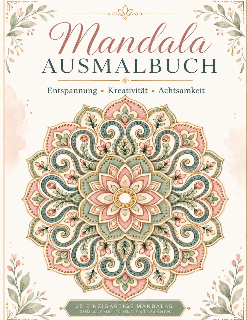 Mandala Ausmalbuch: 35 einzigartige Mandalas zum Ausmalen und Entspannen