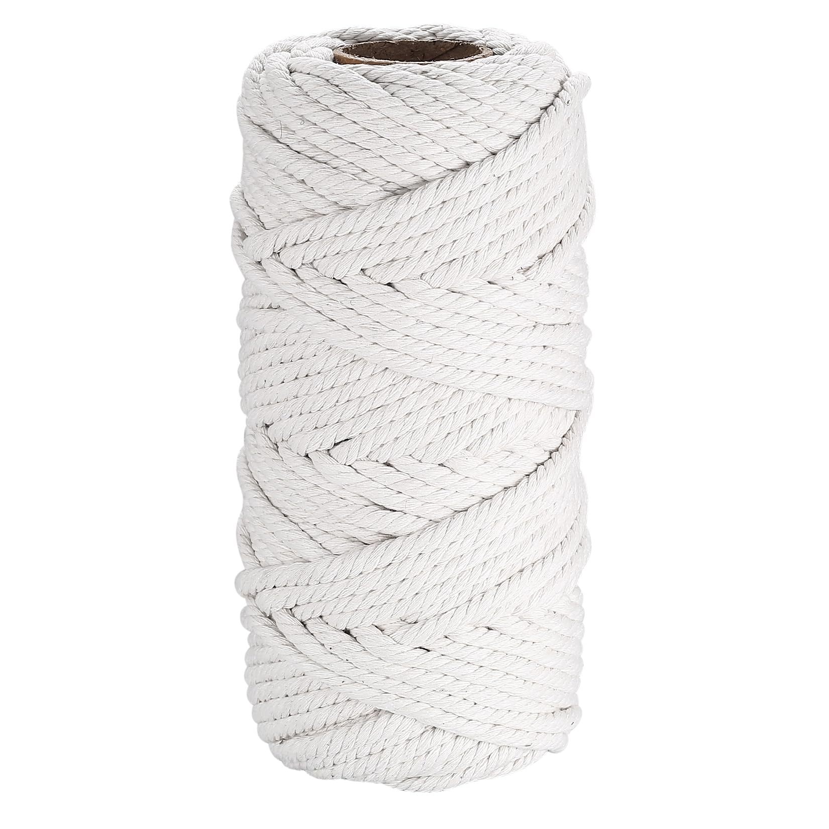 Corde Macrame mm.4 x mt.100 fil coton tresse pour tricotage et decoration Art. CordinoMacrame