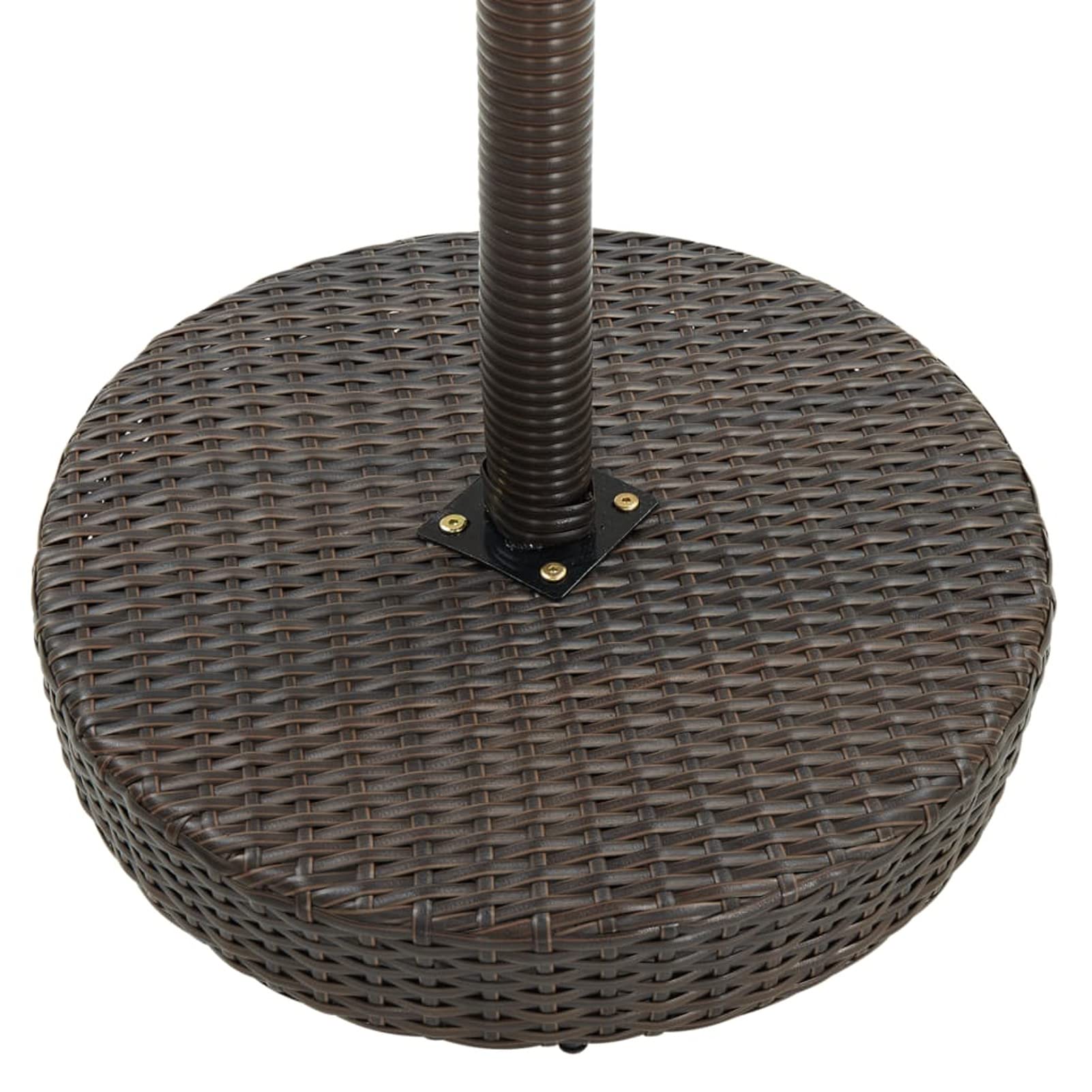 Chusui Conjunto de Bar para jardín 5 Piezas, Silla Terraza, Conjunto Jardin, Muebles Jardin Exterior, Muebles De Jardin para Terrazas Peque?as, ratán sintético marrón