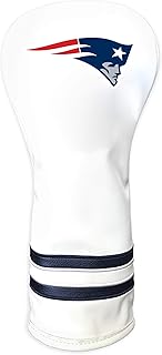 Team Golf NFL White Vintage Fairway Golf Club Headcover, Form Fitting Design, Retro Design