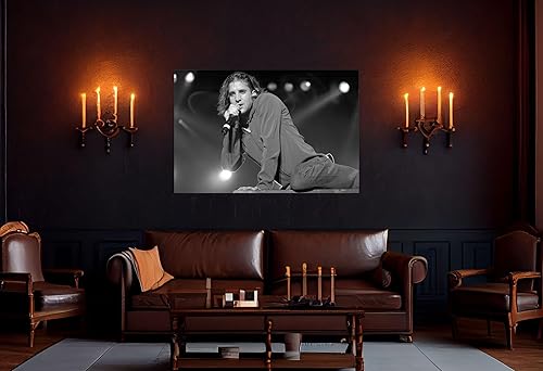 Miniatura 7 de Scott Stapp - Póster impreso  Paisaje blanco y negro  Decoración del hogar para sala de estar, comedor, oficina, dormitorio, pasillo, oficina en