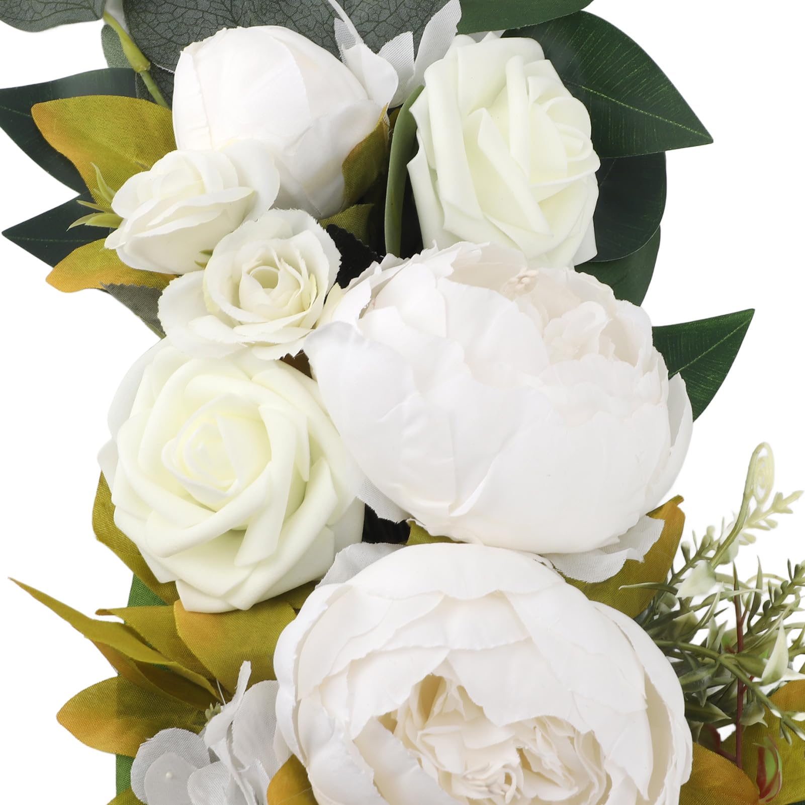 flexman Hochzeitsbogen Blumen, Multifunktionaler Hochzeitsbogen, Künstliche Blumenarrangements, Hochzeitsdekorationen für Den Empfang, Hochzeit (Weiß)