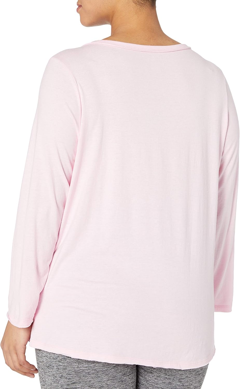 JUST My Size Womens Split Neck Long Sleeve - Image 2