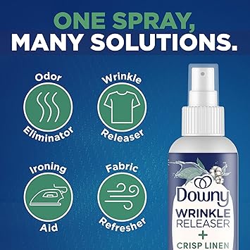 Downy Wrinkle Release Spray w/Bonus 3oz Bounce Spray Sample