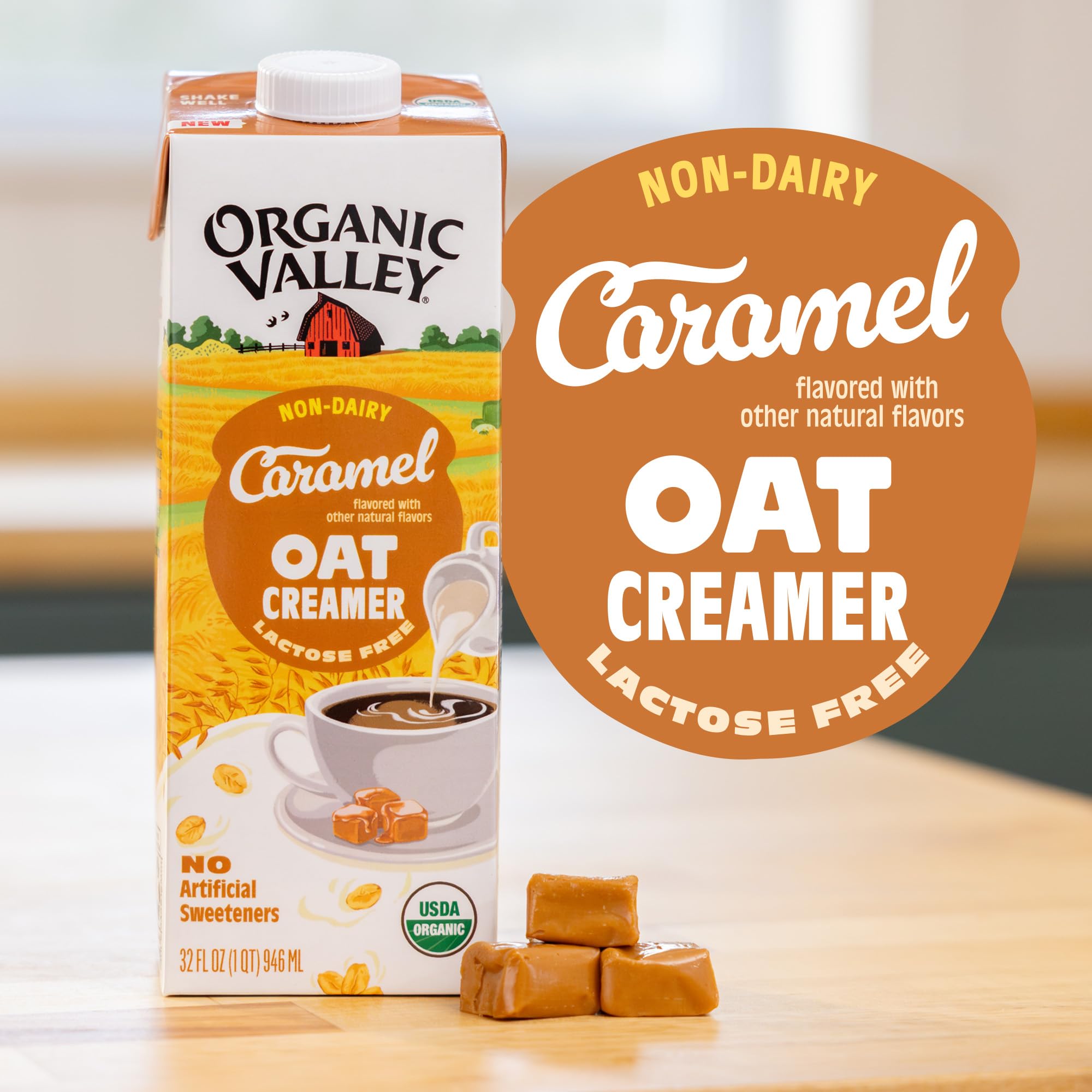 Organic Valley Organic Caramel Oat Creamer 32 Fz — view 3
