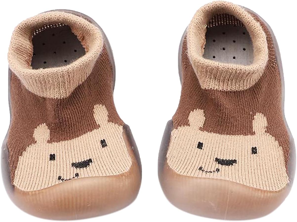 Chaussures D'Éveil Bébé Hanraz – Unisexe, Semelle Souple Antidérapante, Cuir Doux Doublé Peluche, Chaussons Hiver Marche Premier Pas