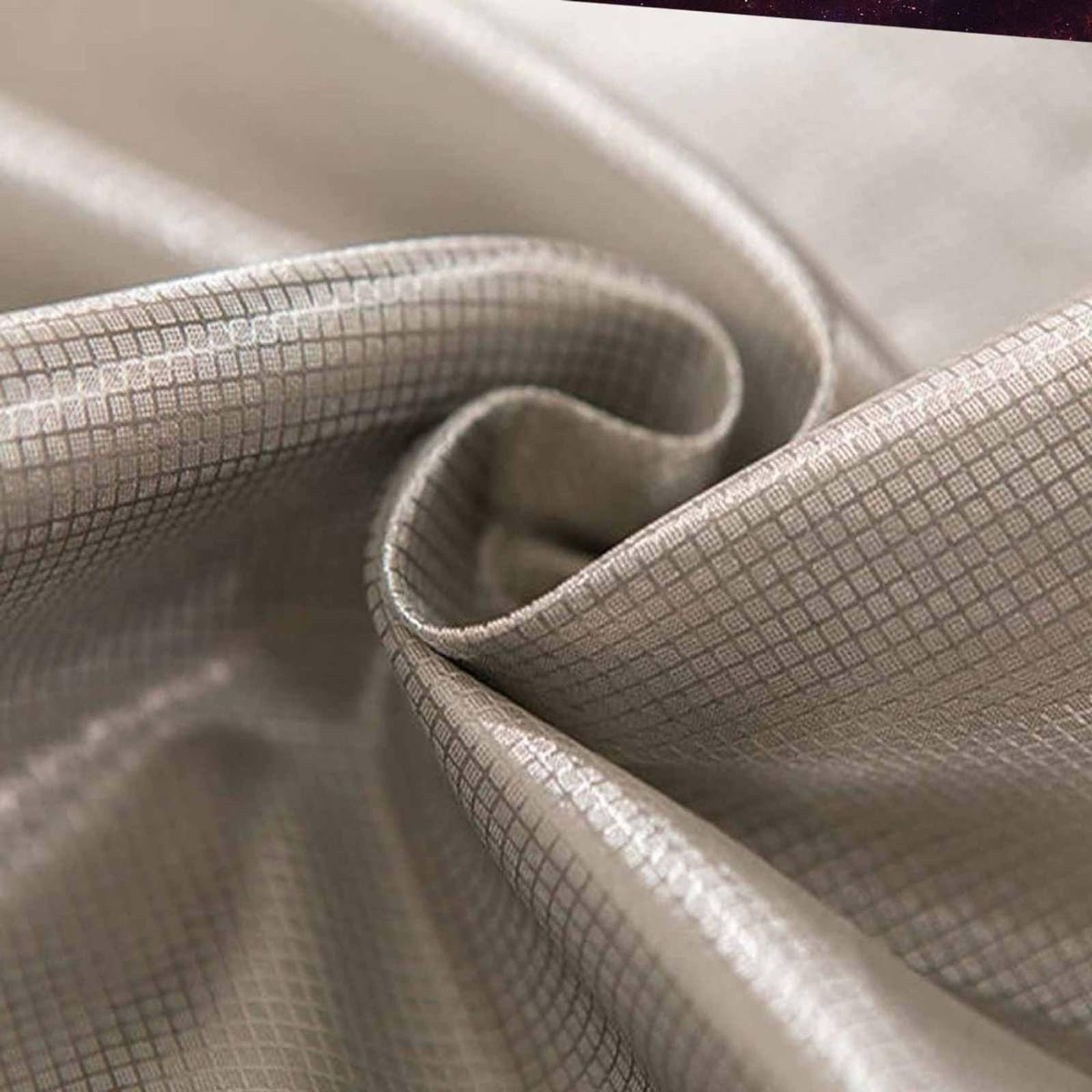 Faraday Fabric Military Grade EMF Fabric RFID Shielding Nickel Copper Fabric Conductive Material Blocks RF Signals WiFi RFID EMF Radiation Shielding,silver-6x1.1m