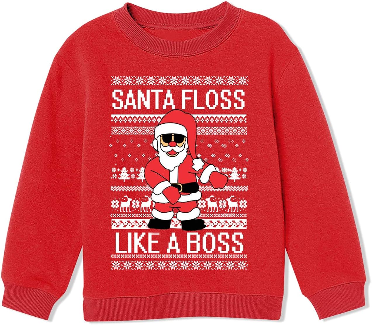 Besserbay Kid's Christmas Ugly Santa Claus Sweatshirt 4-12 Years : Clothing, Shoes & Jewelry