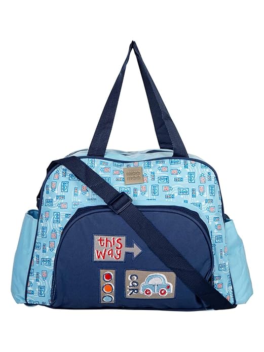 Mee Mee Multifunctional Diaper Bag with Pockets (Ice Blue)