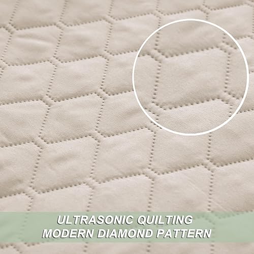 Miniatura 4 de Exclusivo Mezcla - Juego de ropa de cama de 3 piezas, colcha ligera reversible con fundas de almohada