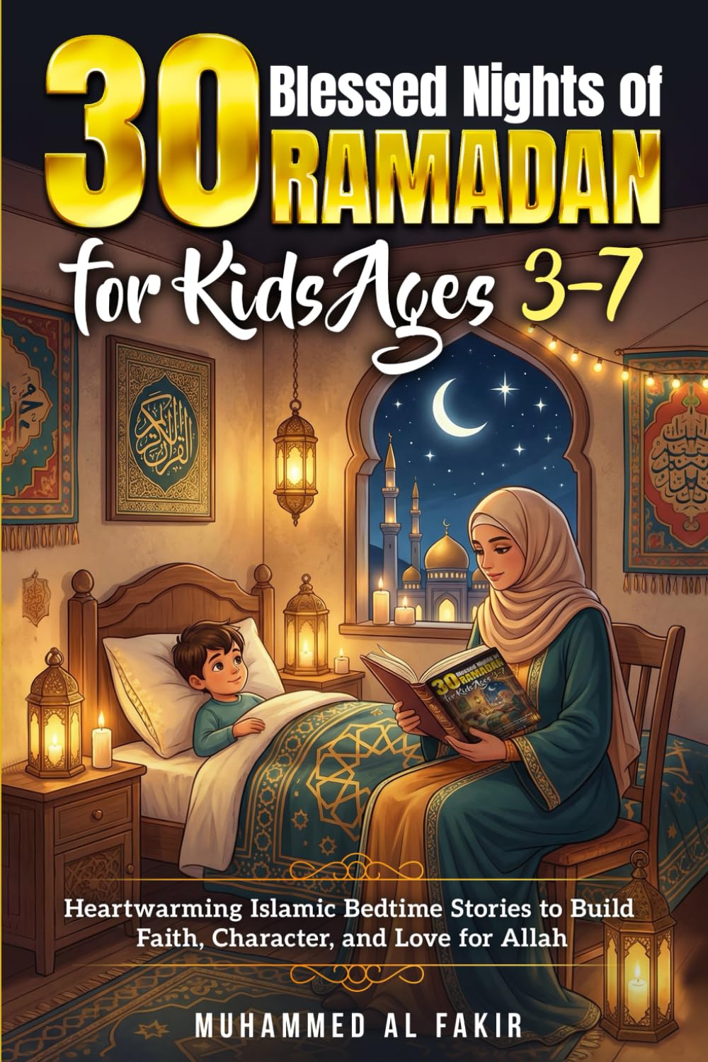 30 Blessed Nights of Ramadan for Kids Ages 3–7: Heartwarming Islamic Bedtime Stories to Build Faith, Character, and Love for Allah
