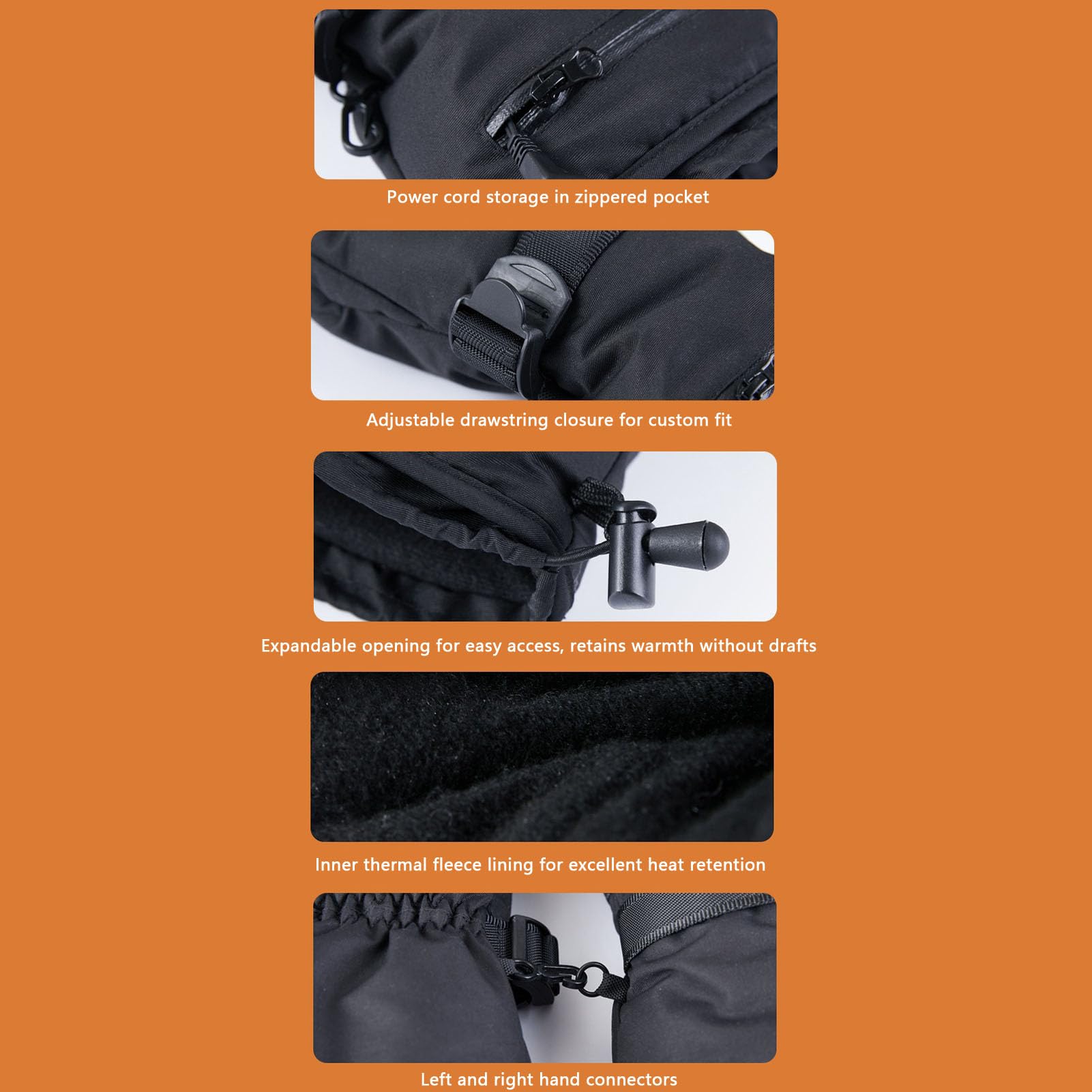 Térmicos para Hombres Mujeres Térmicos Eléctricos Calentadores de Manos Recargables para Esquí de Invierno 2 Unidades