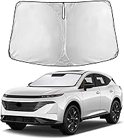 Vista 253 de EcoNour Parasol para parabrisas de camiones con bolsillo de almacenamiento Parasol reflectante de material 240T para protección contra rayos UV