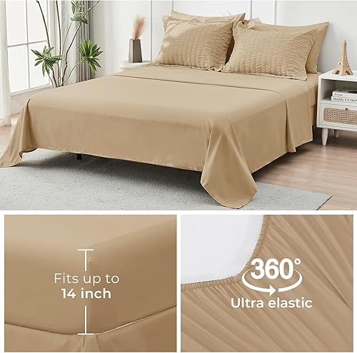 Miniatura 384 de HYMOKEGE - Juego de edredón tamaño king, color negro y rojo, de sirsaca, de 7 piezas, para todas las estaciones, en una bolsa, para dormitorio