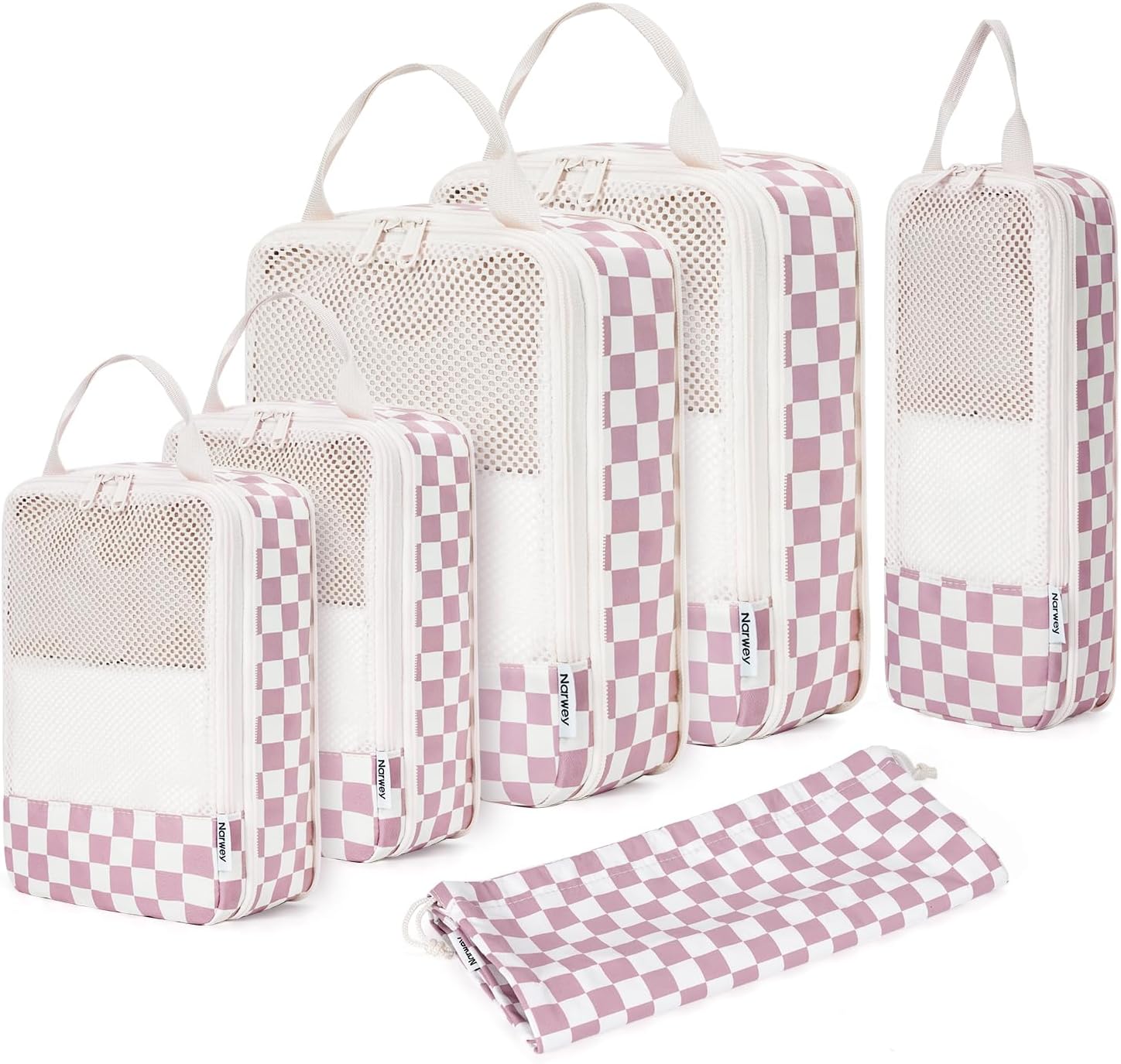 Lot de 6 cubes d'emballage compressibles Narwey