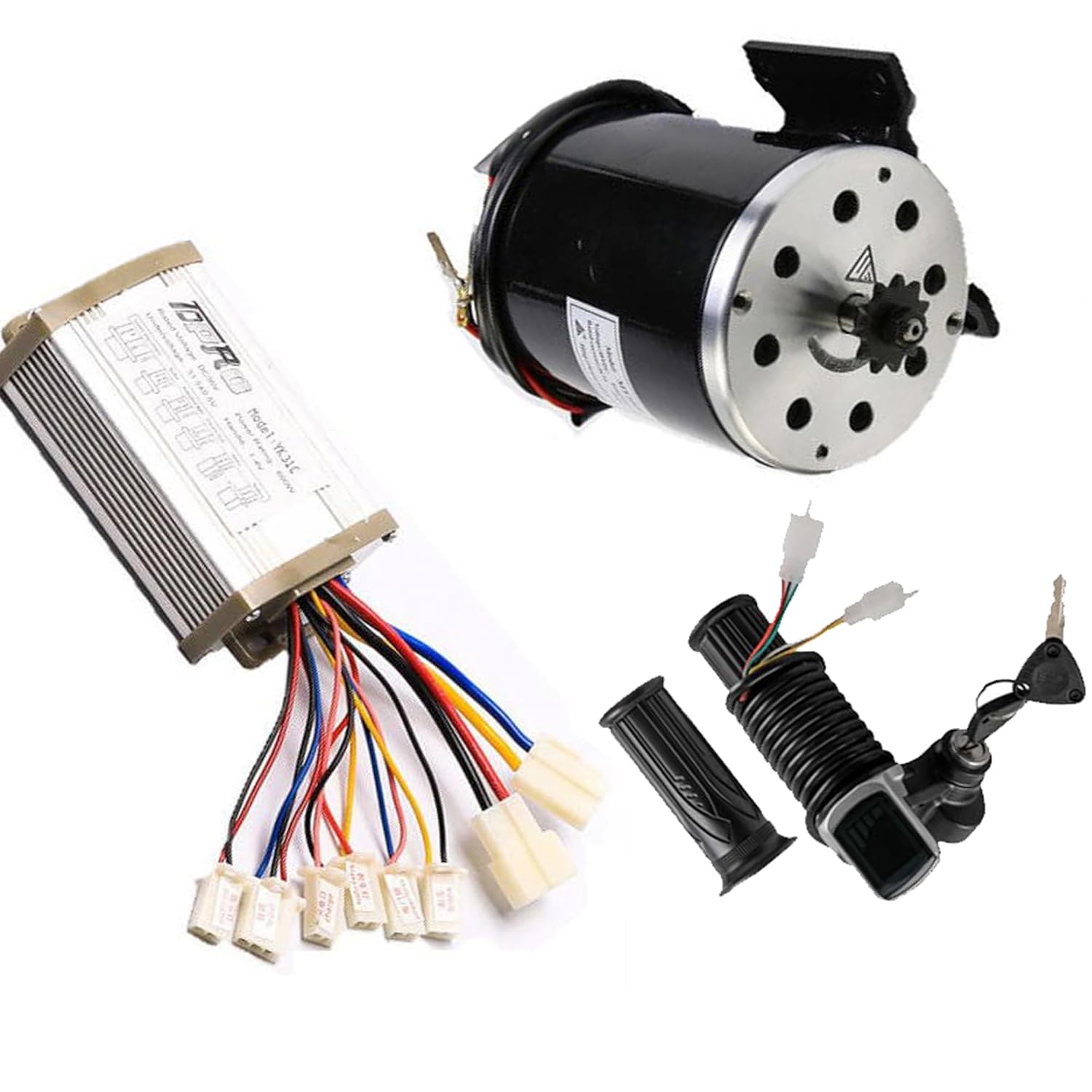 36V 800W MY1020 Brushed Motor with 2750RPM, 11T Sprocket for 25H Chain, High Torque for Go Kart, ATV, Drift Trike, Razor MX350, MX400, MX450, MX500