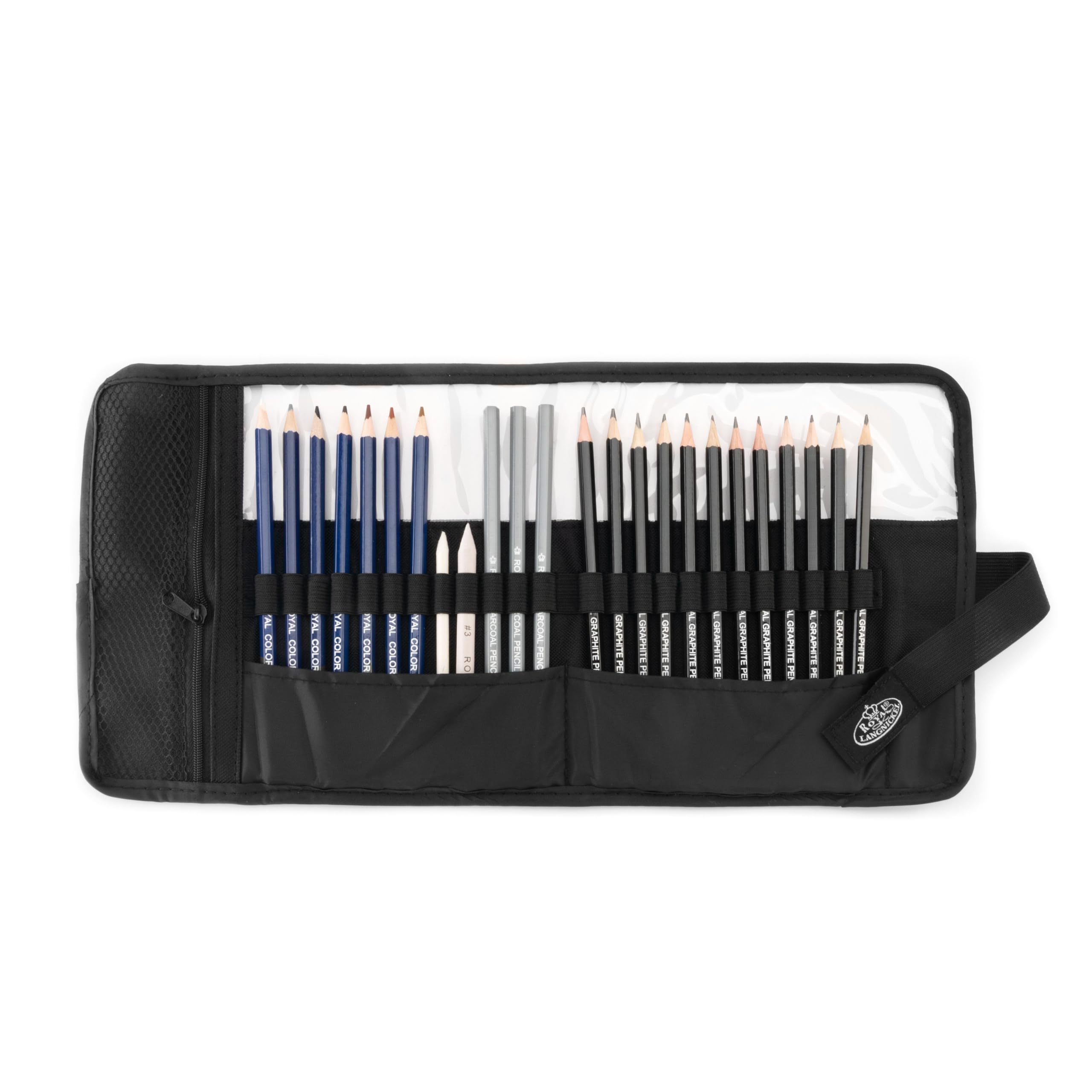 Royal & Langnickel Sketching Pencil Roll-Up Travel Set 25 PC, Multi, 1 count (Pack of 25) - Image 3