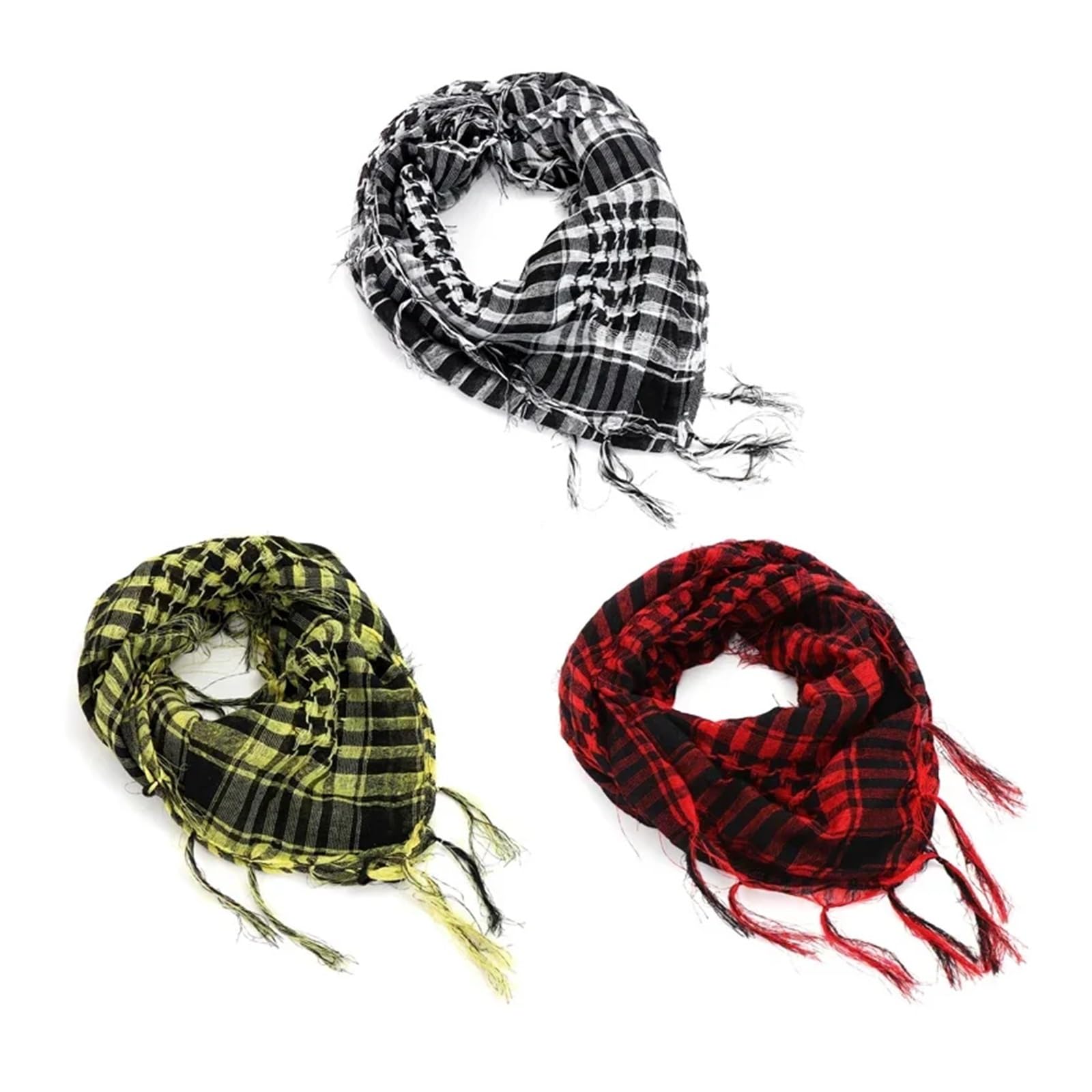Bufanda Invierno Bufanda a cuadros for hombre y mujer, ligera, de algodón, for invierno, cuadrada, for cuello Unisexo