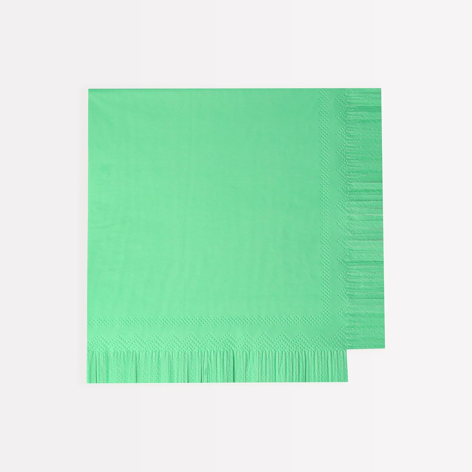 Meri Meri Large Fairy Napkins, 3-Ply Disposable Paper Party Napkins, Pack of 16, Scalloped Edge, Gold Foil, Fairy Party Decor