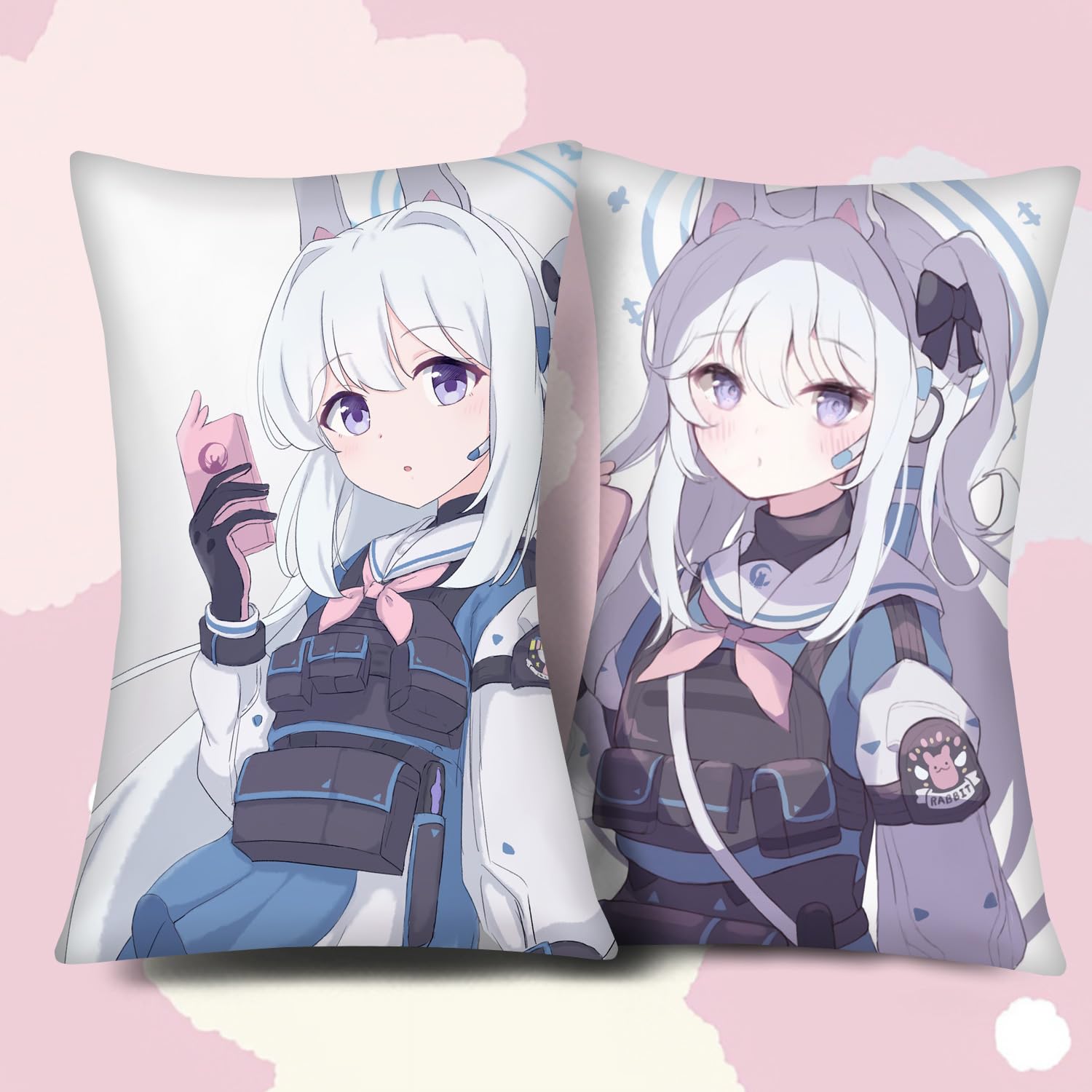 Amazon｜タブーモザイク 両面プリント 抱き枕カバー 月雪ミヤコ ブルー 