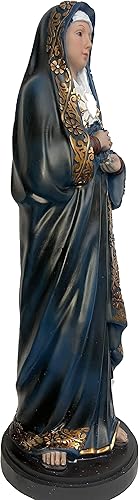 Miniatura 2 de Virgen de Los Dolores Mater Dolorosa Estatua Católica de Santa Santa Religiosa Decoración para el Hogar 24 pulgadas