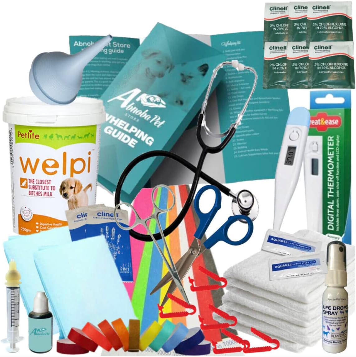 Alpha Dog Full Whelping Kit Welpi Puppy Milk & Syringe Nurser Dog