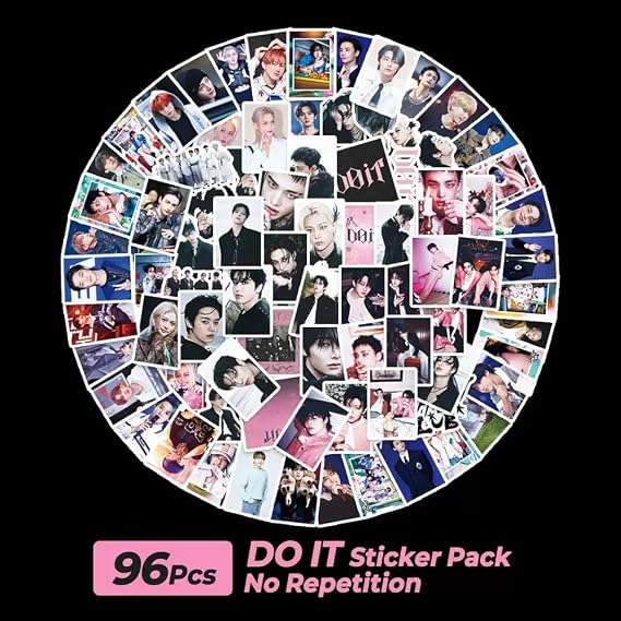 187 Pcs Non-Repeating Stray Kids Stickers DO IT and Karma Album Photo Stickers Pack