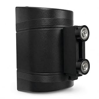 Magnetic Retractable Wall Barrier - Temporary Crowd Control Tool for Safety Queue Solution - 120 Belt Length Coverage with Strong Magnets by VIP Crowd Control (120 Authorized Access Only)