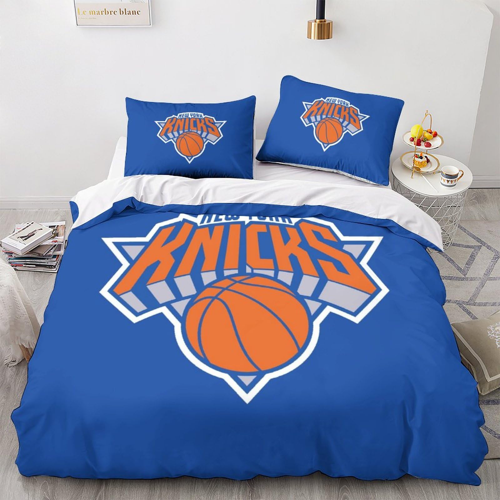 GOOSMI New York Knicks 3D Print Duvet Cover Set Bedding Sets with  