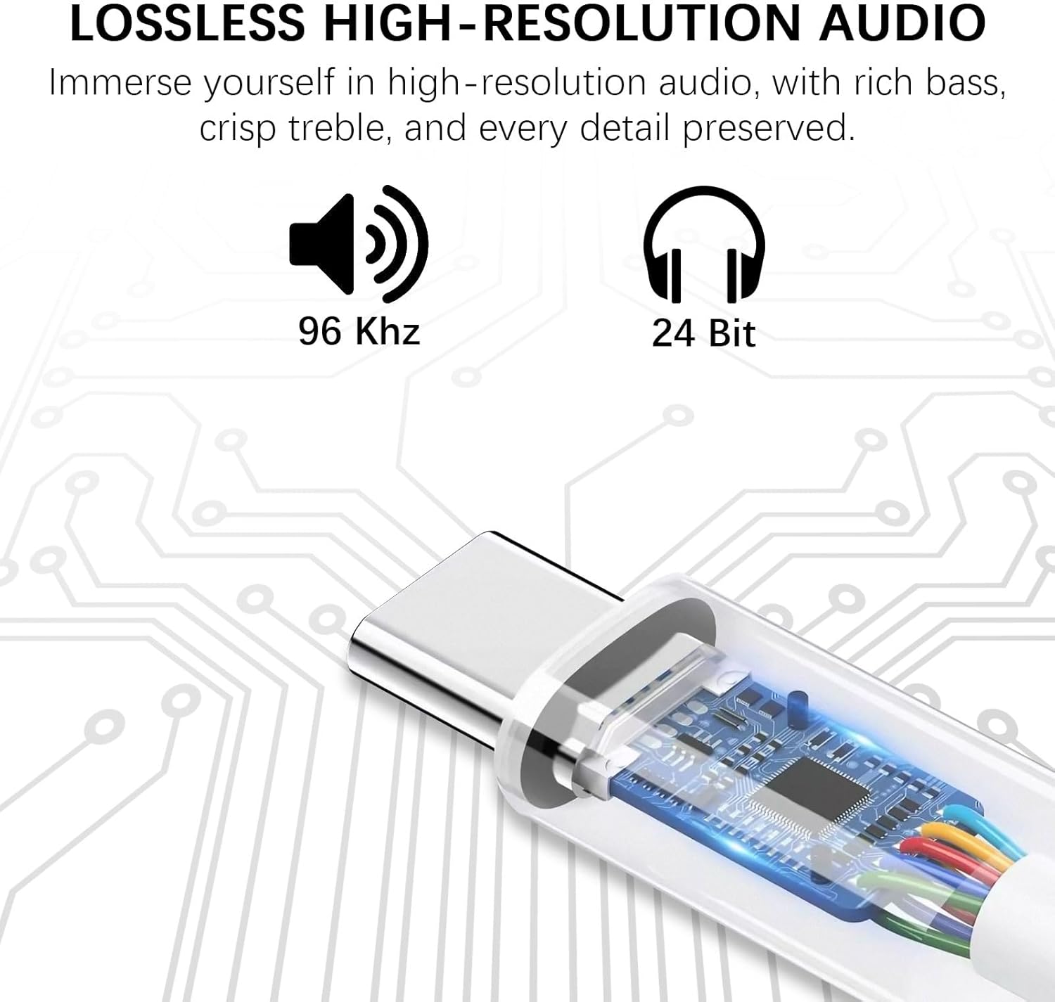 Rosmas USB-C to 3.5mm Audio Headphone Adapter,USB c to Headphone Jack Adapter, Compatible with iPhone 17/16/15/Pro/Max/Plus, iPad, MacBook, Samsung Galaxy S24/S23/S22/ Ultra, Pixel(2 Pack)