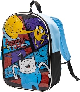 Fast Forward Adventure Time Kids Backpack - School Backpack for Boys